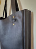 NEW DESIGN: CHANTRY TOTE BAG in Cinder Black