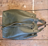 Archive Green leather Markwick Prototype 4 way bag