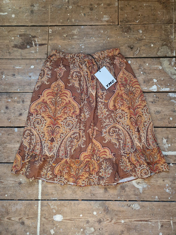 Archive YMC paisley cotton skirt S 10 to 12