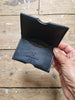 Cardholder wallet in Black saddlery leather