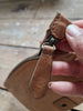 Archive tan leather pouch 2010 sample