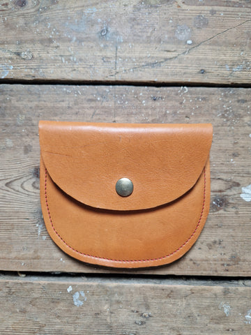 Archive natural tan coin purse